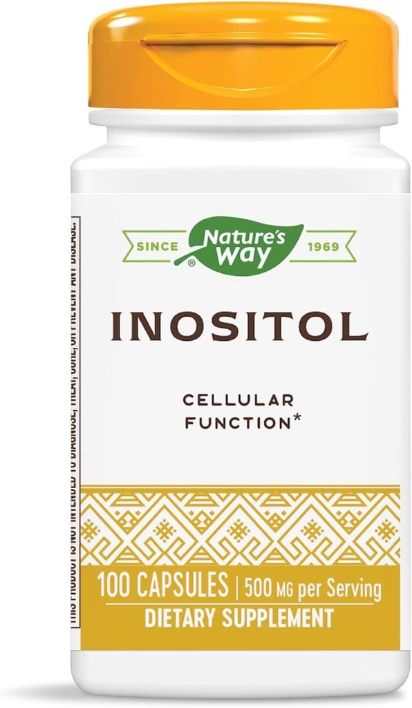 Nature's Way Inositol, hizmet başına 500 mg, 100 Capsules