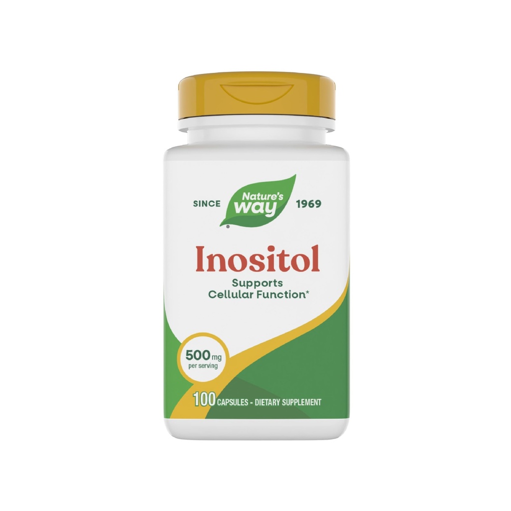 Nature's Way Inositol, hizmet başına 500 mg, 100 Capsules