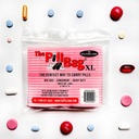 Tıp Pill Organizer, AM/PM, Resealable, Portatif, Tıp Için Münaförler, Gummies,Plastik Pill Bag for Travel, Walks XL Boyut |100 Kont (2 Paketler 50)