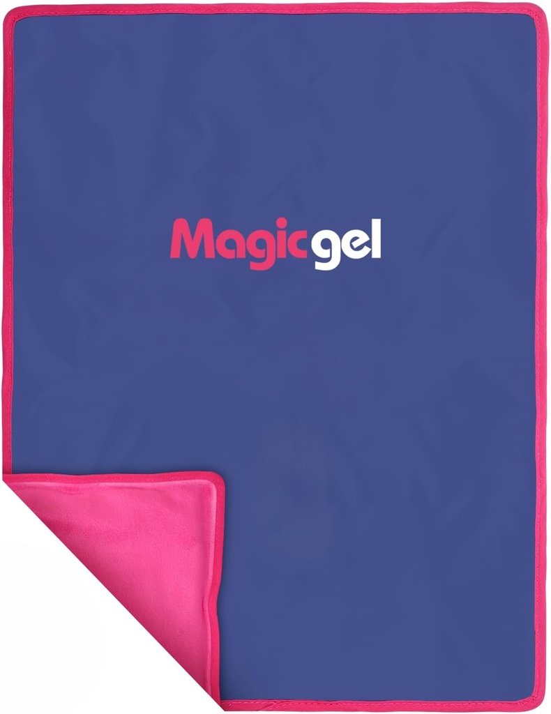 Magic Gel Ice Packs for Injuries Reuseable (15" x 11") - Big Ice Pack - Ευέλικτη παγωμένη πλάκα ψύξης - Gel Pack για ώμο, πλάτη, χίπ, γόνατο, πόδι, χαμηλότερη πλάτη