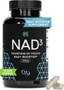 HPN NAD + ATM – Nicotinamid Riboside Alternative (NAD3) for Men & Women | Anti Aging NRF2 Activator, 312 mg per Service – Natural Energy Supplement for Longevity & Cellular Health, 30 Veggie Pills