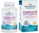 Nordic Naturals Tamam Omega-D3, Limon Flavor - 120 Soft Gels - 565 mg Omega-3 + 70 mg GLA + 1000 IU Vitamin D3 - EPA & DHA - Sağlıklı Skin, Cognition, Pozitif Mood - Non-GMO - 60 Hizmetler