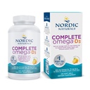 Nordic Naturals Tamam Omega-D3, Limon Flavor - 120 Soft Gels - 565 mg Omega-3 + 70 mg GLA + 1000 IU Vitamin D3 - EPA & DHA - Sağlıklı Skin, Cognition, Pozitif Mood - Non-GMO - 60 Hizmetler