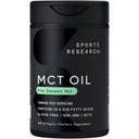 Spor Araştırması Keto Oil Pills from Coconut Oil | Beyin ve Vücut için Keto Yakıt - Doğrulanmamış, Soy & Gluten Free Liquid Softgels (240) Kont