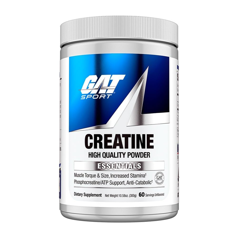 GAT SPORT Tinatine Monohidrat 300 Gram Toz, Güçlü, Beyin Sağlığı, Anti-oksi, Endurance, Erkekler ve Kadınlar için, Unflavored, 60 Hizmetler