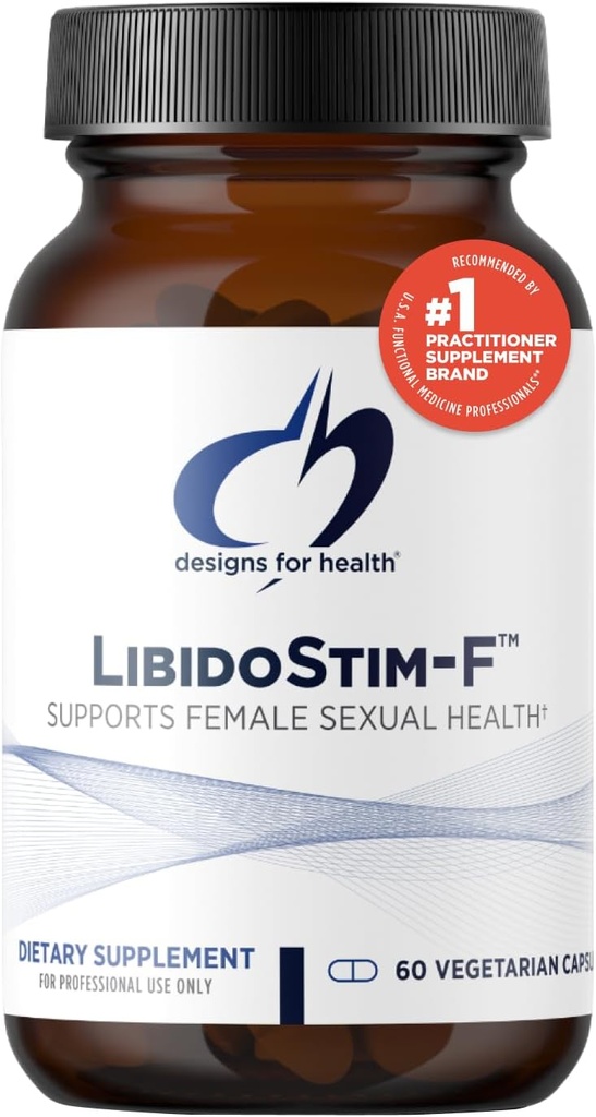 Designs for Health LibidoStim-F - Formula for Women with Tribulus, DHEA + Ginkgo Biloba - Non-GMO + Soy Free Γυναικείο Συμπλήρωμα Υποστήριξης Υγείας (60 Κάψουλες)