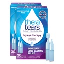 TheraTears Dry Eye Therapy Eye Drops for Dry Eyes, Preservative Free, 30 Vials, 2 Pack