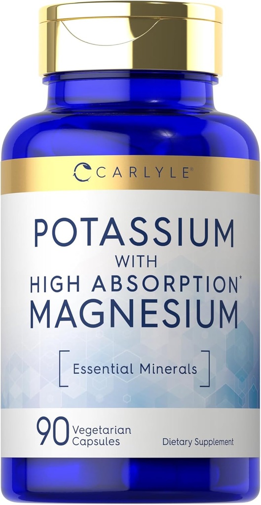 Carlyle P properties Magnezyum Supplement | 90 Capsules | High Abors | Vegetarian, Non-GMO & Gluten Free