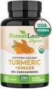 Turmeric Supplement Ekstra Kuvvet 2265 mg - Turmeric Curcumin Supplement w/BioPerine Black Pepper - Tumeric ve Ginger Supplements,% 95 Curcuminoids, Supports Immune & Ortak Sağlık, 120 Caps