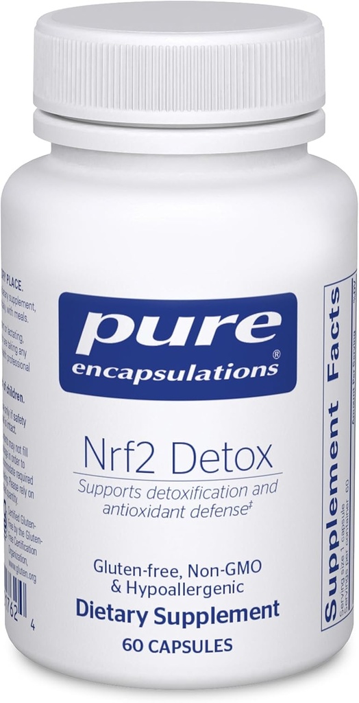 Saf Encapsulations Nrf2 Detox | Nrf2 and Detoxification Support* | 60 Capsules