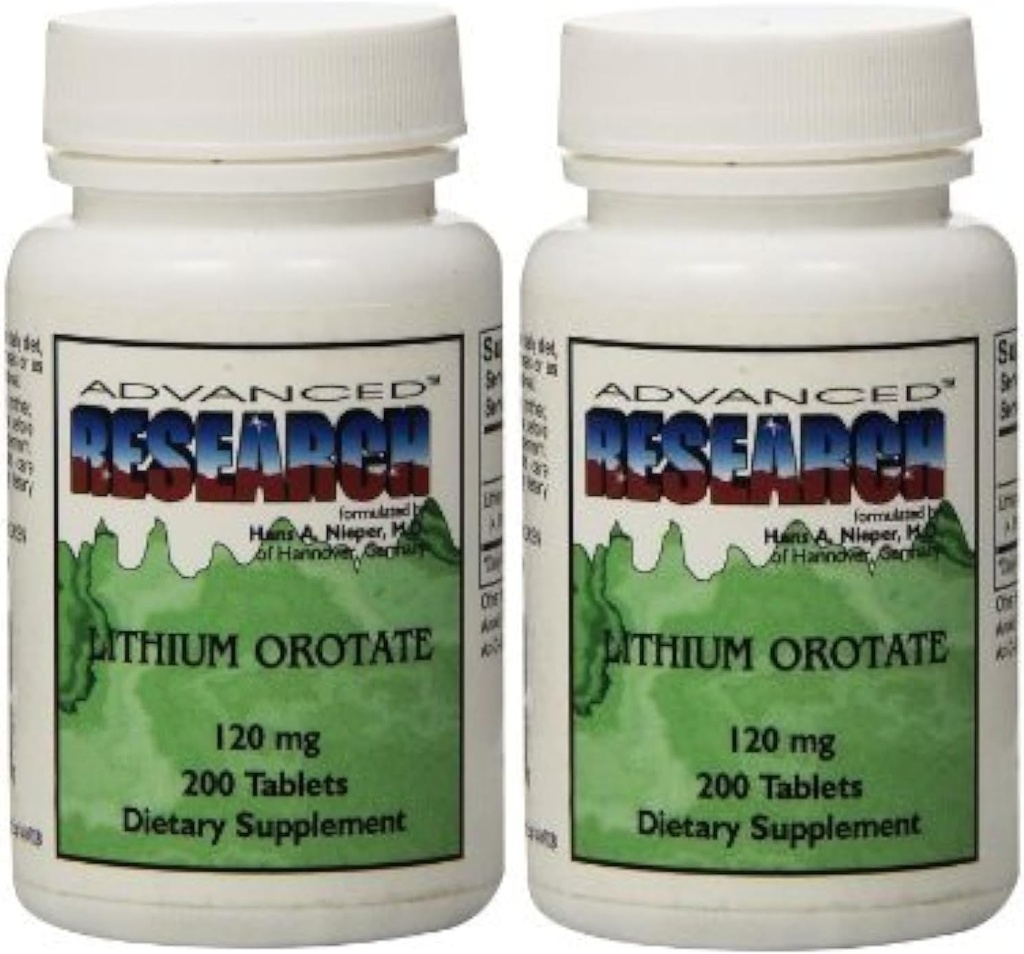 NCI Advanced Research Dr. Hans Nieper Lityum Orotate Tabletler 120 mg 200 tablet (paralama 2)