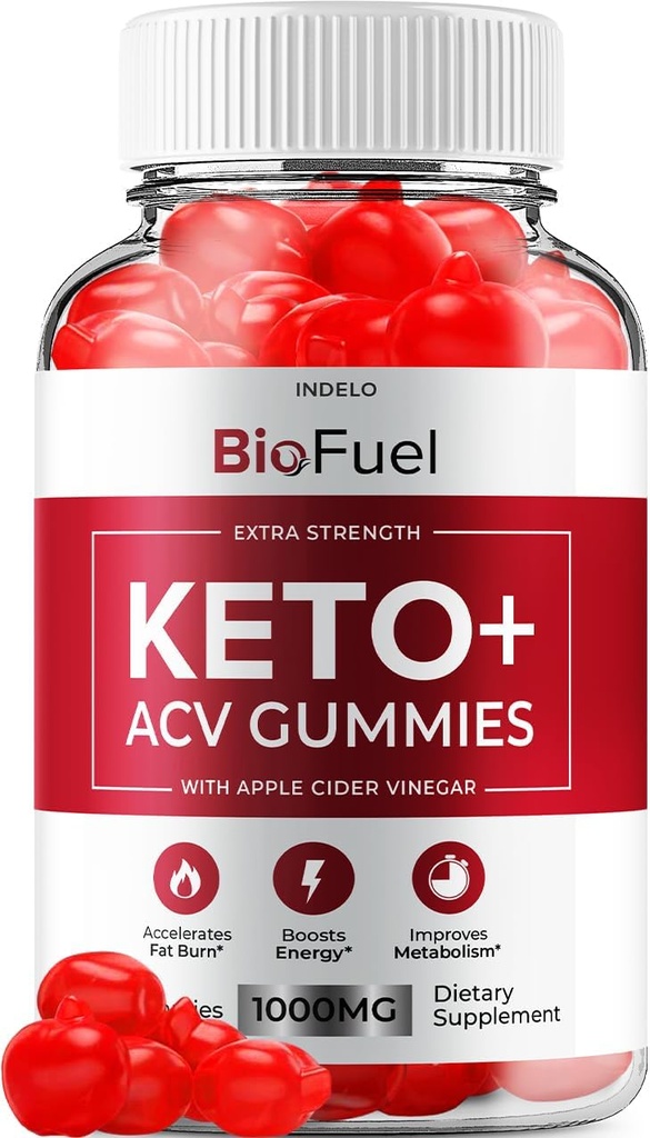 Bio Yakıt Keşfetleri - Gelişmiş Formula BioFuel Keto Plus ACV Gummies Apple Cider Vinegar Bio Yakıt ACV, Kilo Yönetimi Gummies Diyeter Supplement Yorumlar Men Women (60 Gummies)