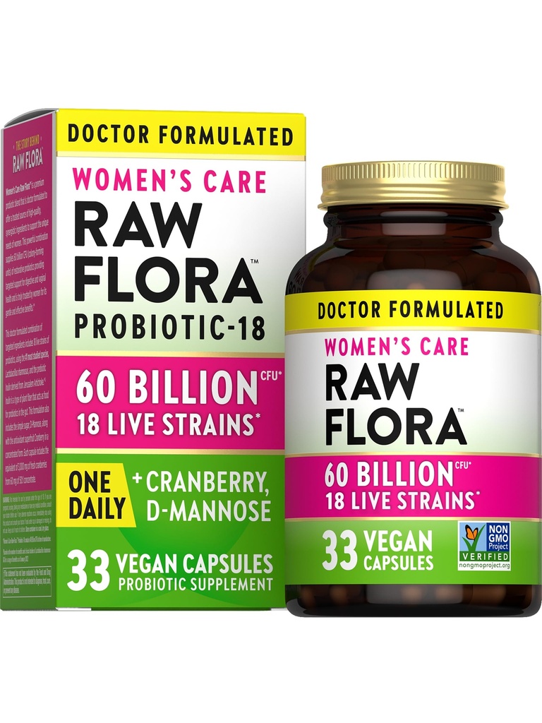 Nature's Truth Raw Flora Probiotics for Women 