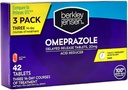 berkley jensen Omeprazole 20 mg Gecikmiş Yayın Tabletleri - Kalpburn Tıp- Asit Karakterleri Pills - Frequent Heartburn - 3 x 14-Day Kursları, 42 Count Total (Pack of 1)