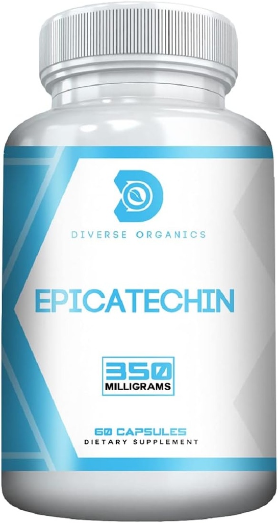 EPICATECHIN - 350 MGS ανά υπηρεσία - 60 εξυπηρετήσεις - Μπορεί να αυξήσει την απόδοση - Μπορεί να αυξήσει τη σύνθεση πρωτεϊνών - από το Diverse Organcis