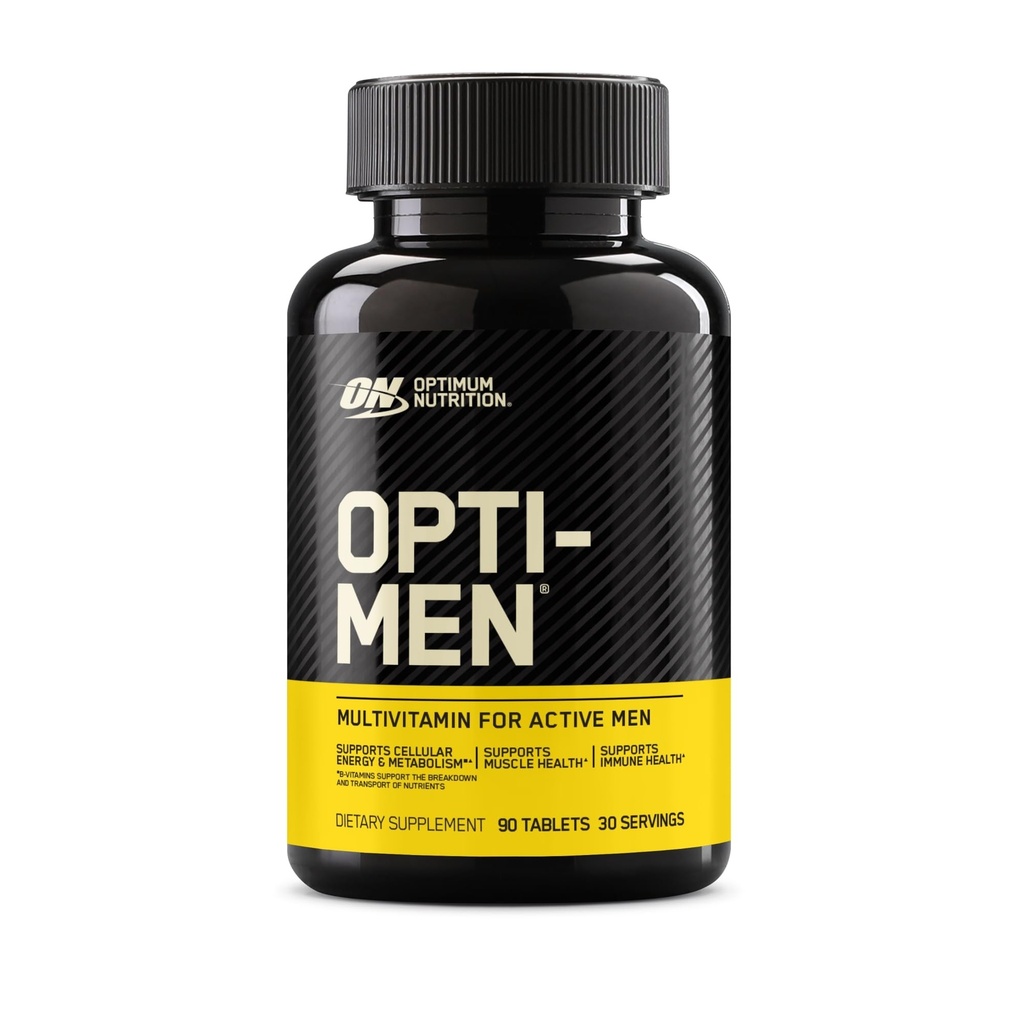 Optimum Beslenme Opti-Erkekler, C, çinko ve Vitamin D, E, B12 for Immune Support Mens Daily Multivitamin Supplement, 90 Count (Package May Vary)