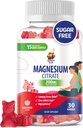 Çocuklar ve Yetişkinler için Magnezyum Gummies - 200 mg - Calm Magnezyum Chews - Magnezyum Citrate Chewable Supplement for Mood & Muscle Support