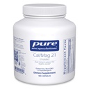 Pure Encapsulations Cal/Mag (Malate) 2:1 - Macau & Magnezyum (Malate) - Bone Health Supplement* - Optimal Abors - Vegan & Gluten Free - 180 Capsules