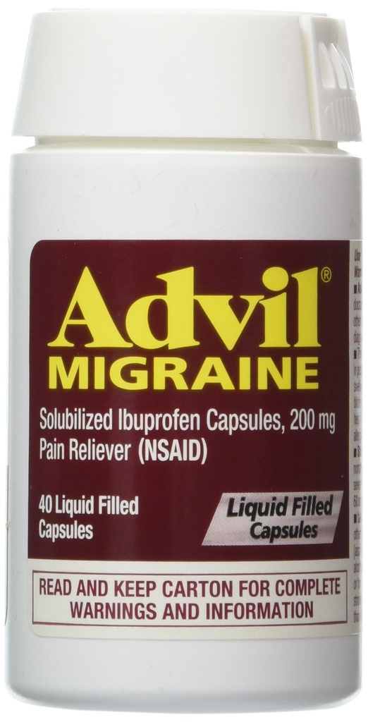 ADVIL MIGRAINE LIQUI- GELS (40 Καψάκιο)
