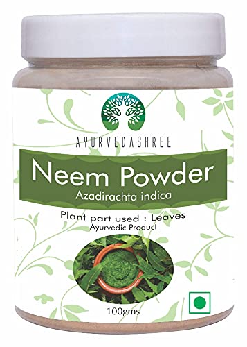 Neem Leaf Toz 100 Gm | Azadirachta Indica | Wild Crafted Neem Leaf Toz | Skin Saç ve Detox | GMO, Gluten Free, Vegan