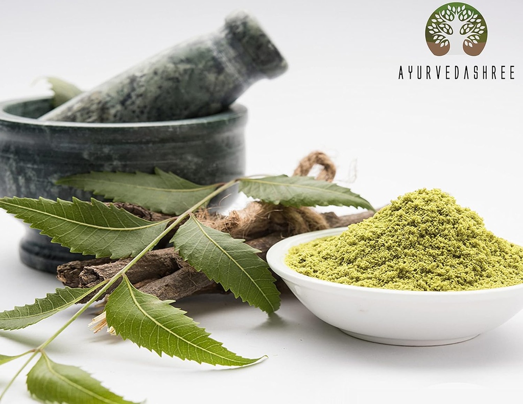 Neem Leaf Toz 100 Gm | Azadirachta Indica | Wild Crafted Neem Leaf Toz | Skin Saç ve Detox | GMO, Gluten Free, Vegan