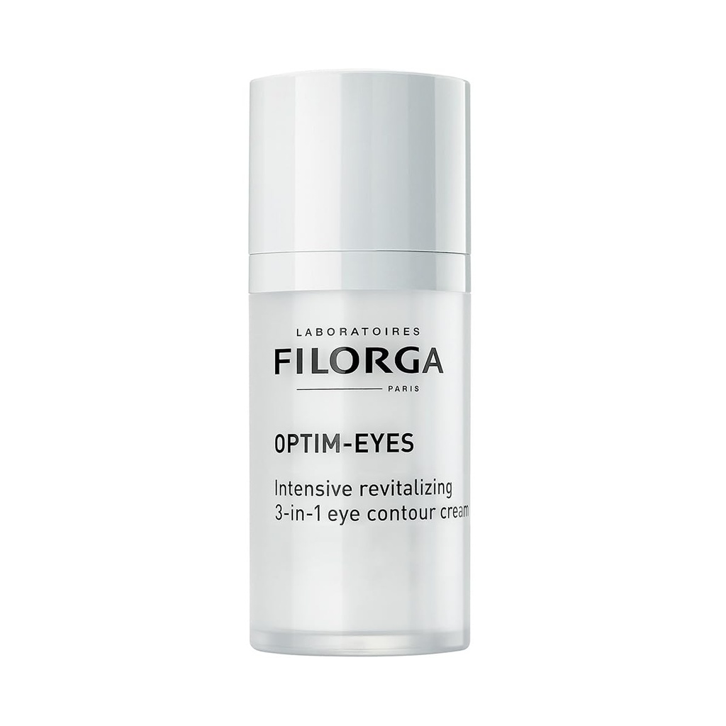 Filorga Optim-Eyes Eye Cream, Revitalizing 3-in-1 Θεραπεία του δέρματος για την ταχεία μείωση των σκοτεινών κύκλων, ρυτίδες & Puffy Γύρω από τα μάτια, 0.5 fl. oz.