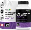Yeni Actives Tart Cherry Ekstra 2 Capsules başına 500 mg - Free Radikal Koruma ve Wellness için Yüksek Yeterli Antioksi – 60 Easy-to-Sw Capsules – Made in Canada