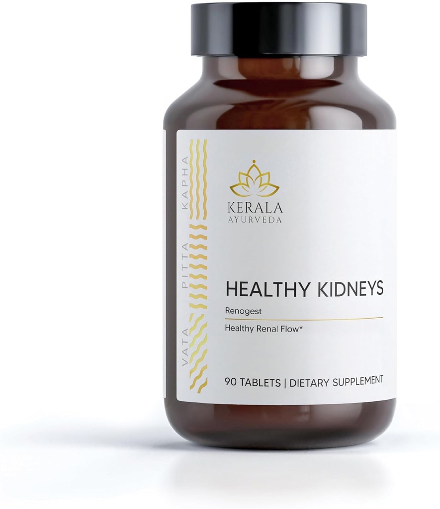 Kerala Ayurveda Sağlıklı Kidney Herbal Tabletleri | Normal Çocuk Fonksiyonlu ve Sağlık | Kidney ve Bladder Destek | Urinary System Support - 90