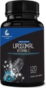 Araştırma Laboratuvarları Liposomal Vitamin C Supplement w/Enhanced Abvitamin LipoQuil-CTM | 120 Capsules Immune Support Collagen ATM | High Dose Fat ► Vita C 1000 mg Buffered | Non GMO, Vegan Pills
