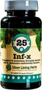 Silver Lining Herbs 25 Canine INF-X - Βοηθά στη διατήρηση των επιπέδων υγιούς πέψης - Φυσική υποστήριξη για την κανονική διαδικασία αποτοξίνωσης - φυτικό συμπλήρωμα υγείας για σκύλους - 90 κάψουλες