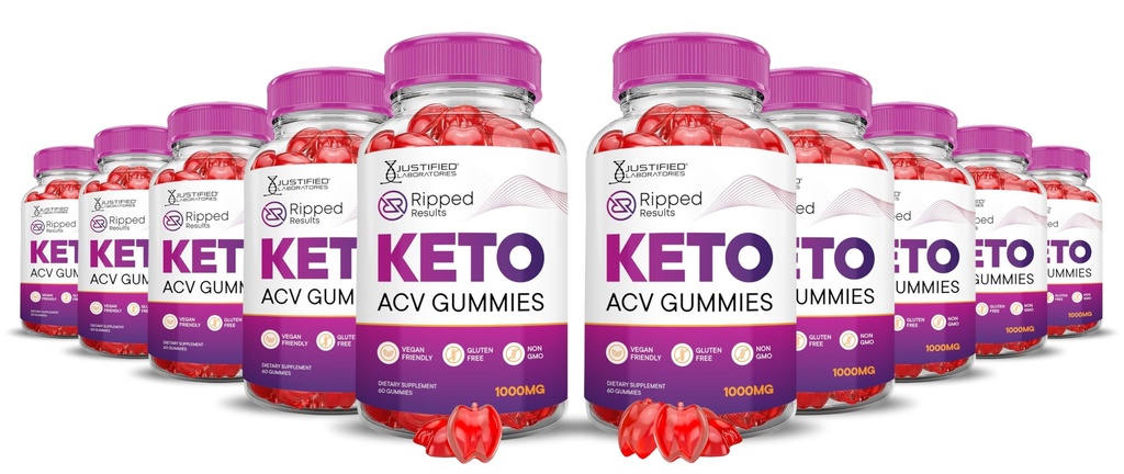 (10 Pack) Ripped Sonuçlar Keto ACV Gummies Gelişmiş Formula 1000MG Ripped Sonuçlar Keto Gummies Apple Cider Vinegar Formulated with Pomegranate Beet Juice B12 Vegan Non GMO 600 Gummys