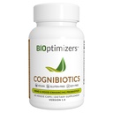 BIOptimizers Cognibiyotiks Probiyotik Beyin Supplement - Helps Support Mood, Better Focus, Memory, mental Clarity - 60 Capsules