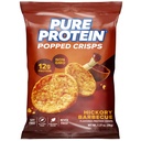 Pure protein Popped Crisps, Hickory Barbecue, High protein Snack, 12G proteini, 1.27oz., 12 Kont