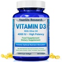 Vitamin D3 4000 IU Dietary Supplement to Promote Healthy Bone & Immune Function, Easy-to-Swallow 360 Softgels
