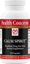 Ανησυχίες για την υγεία Ηρεμία Spirit - Stress Relief Supplement with Chinese Herbal Blend - Υποστηρίζει ηρεμία Mood, & συναισθηματική ευεξία - Μαγνήσιο Γλυκινικό & εκχύλισμα Hawthorn - 270 κάψουλες