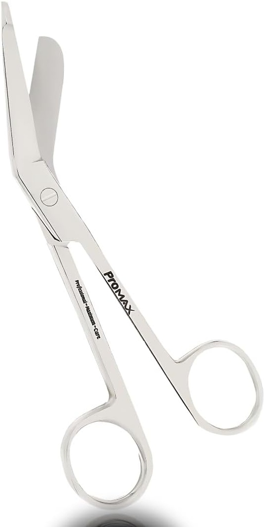 ProMaxCare 5.5 inç Travma Hemşireler için Shears - Lister Bandage Scissors Veteriner - Hemşireler için Tıbbi Shears, Cerrahi ve Çiçeği Kullanımı (Silver)