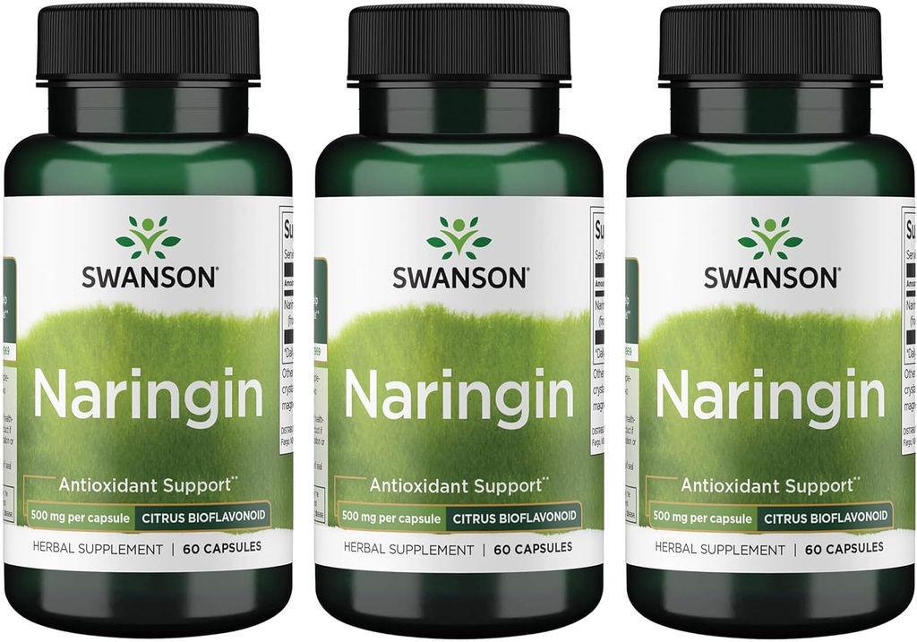 Swanson 500 Milligrams 60 Capsules (3 Pack)