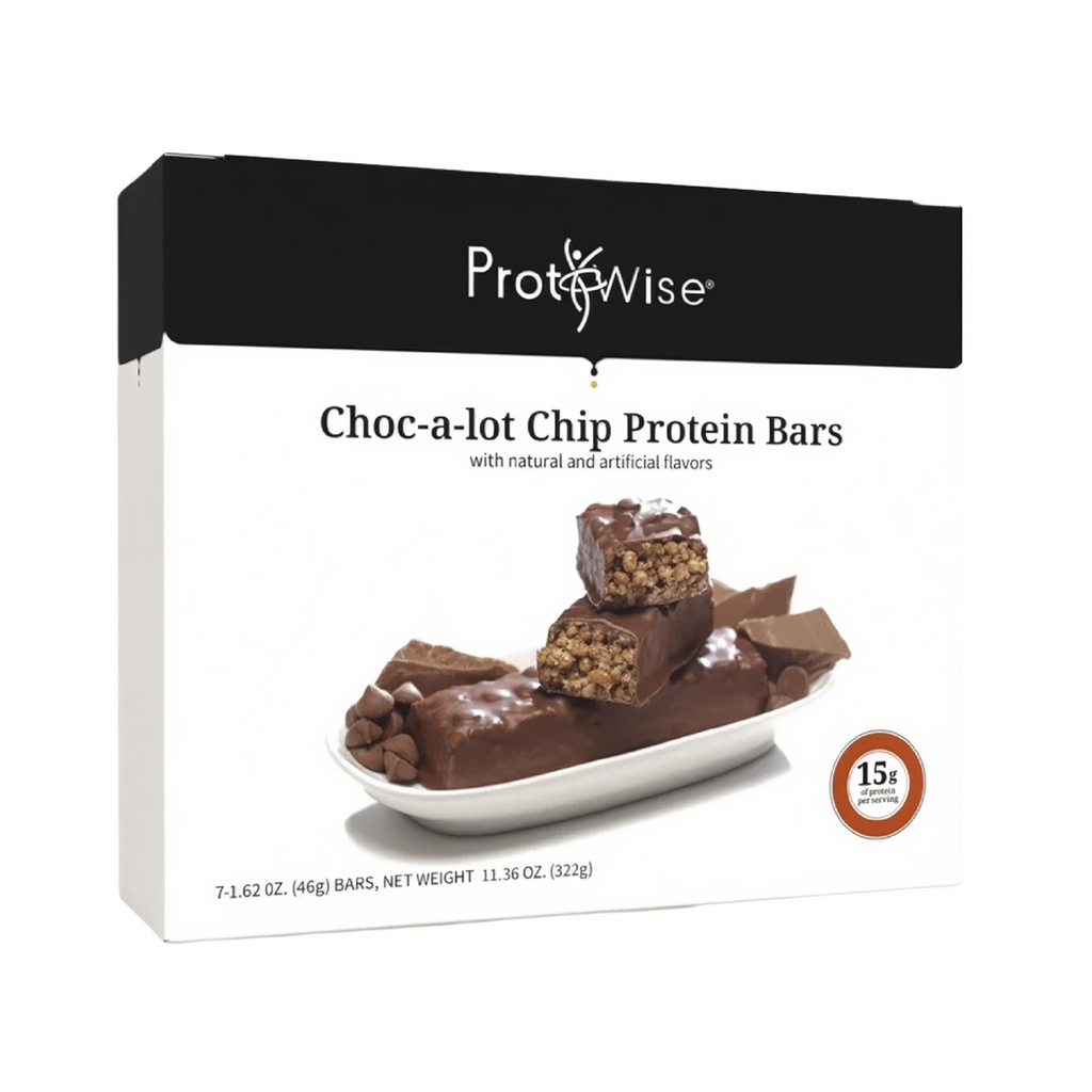 ProtiWise – Choc-A-Lot-Chip High Protein 15g Bar | 7/Box | Kilo kaybı, Diyet, Keto Friendly, Hunger Control, Mealchange | Gluten Free, Low Fat, Low Sugar