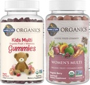 Life Organic Kids & Women's Gummy Vitamins, Cherry & Berry, 120 Count