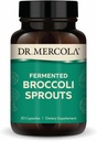 Dr. Mercola Organic Fermented Broccoli Sprouts - Provides Super Antioxidants - Supports Detoxification Processes - Organic Whole Broccoli - Non-GMO, Gluten-Free & Soy-Free - 30 Capsules (30 Servings)