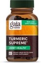 Gaia Herbs Turmeric Supreme Joint Health - Ortak Destek Supplement - Quercetin, Black Pepper, Boswellia, Ginger Root, Curcuminoids, & More - 60 Sıvı Phyto-Capsules (15-Day Supply)