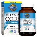 Life Vitamin Code Raw One for Men, Once Daily Multivitamin, 75 Capsules, One a Day Mens Plus Meyve, Veggies & Probiyotiks for Mens Health, Vegetarian Multivitamins
