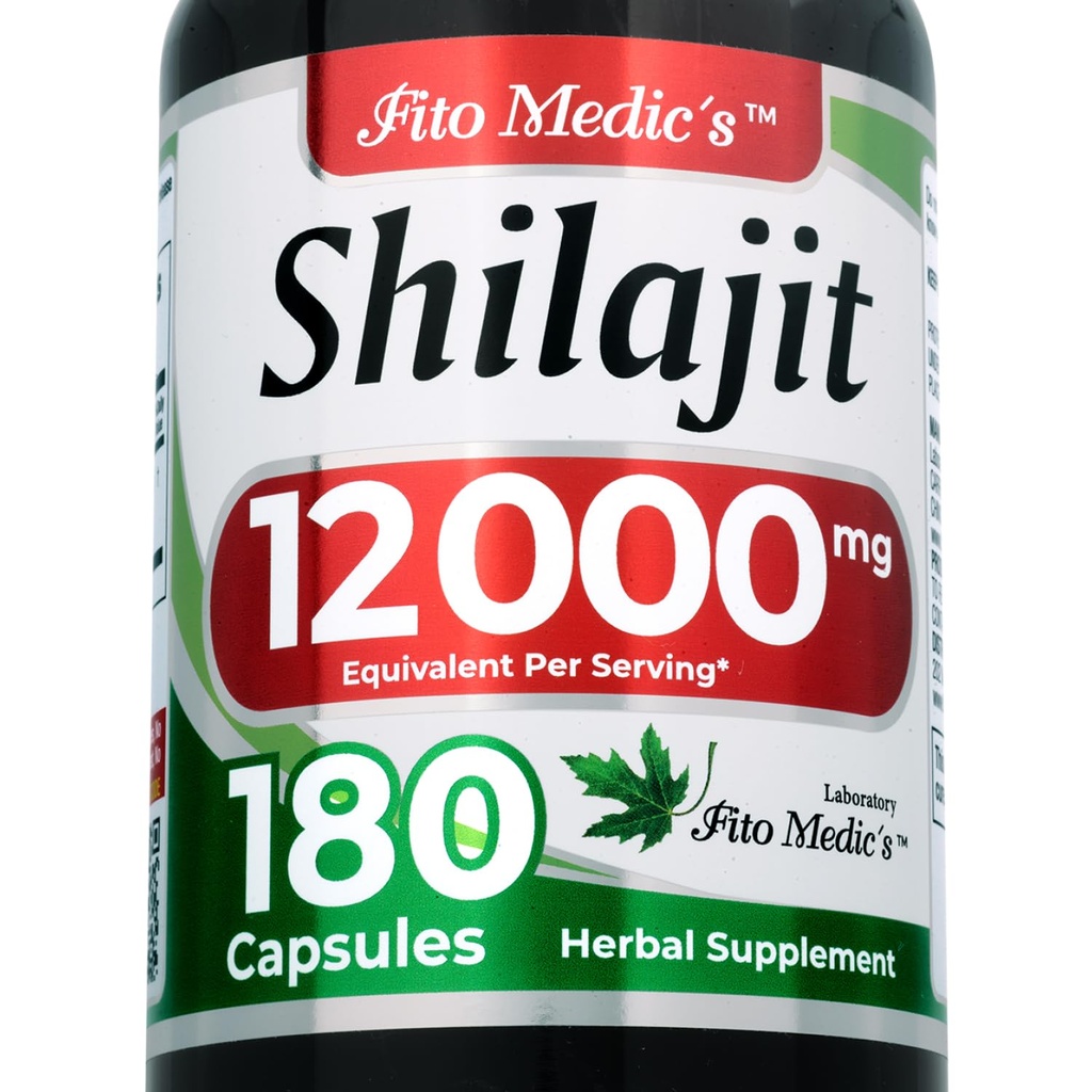 Lab | shilajit | shilajit Capsules | 180 Capsules | 12000 mg | shilajit Machinery | shilajit Pure | shilajit Supplement | Natural shilajit | Ultra High Abors.