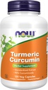 Şimdi Gıdalar Tamamlar, Turmeric Curcumin, Turmeric Root Extract, Herbal Supplement, 120 Veg Capsules