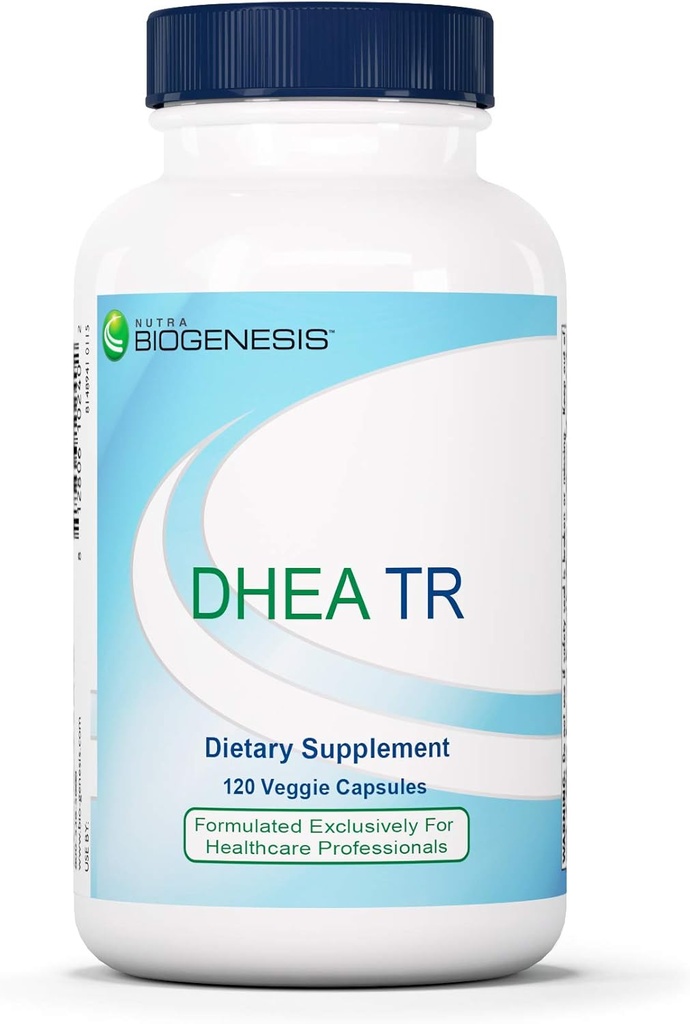 Nutra BioGenesis DHEA TR - DHEA for Endocrine Balance, Anti-Aging, and Heart Health - 10 mg, 120 Capsules