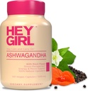 Ashwagandha Capsules 1005 mg - Ashwaganda Toz Organik Siyah Pepper ile | 120 Pills Pure Ashwagandha Toz ve Kök Ekstraksiyon | Doğal Mood & Stres Desteği, Enerji, Focus, Tiroid Ashwaganda