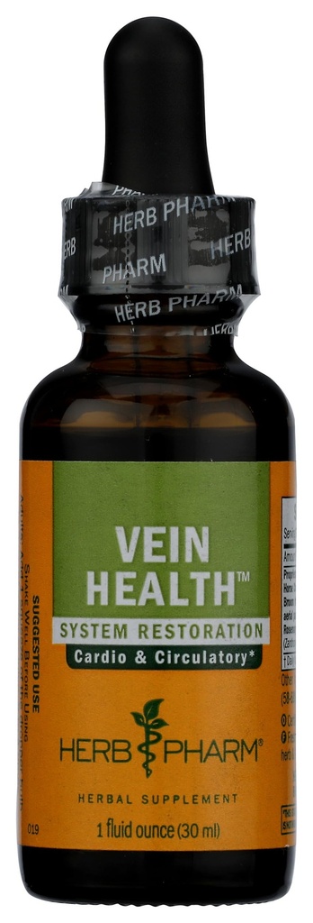 Herb Pharm Vein Health Liquid Herbal Formula for Cardiovascular and Circulatory System Support, 1 Fl Ozm
