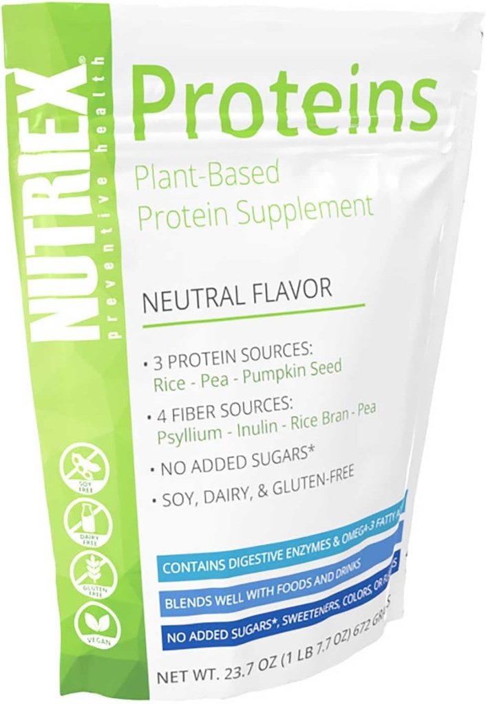 Nutriex Proteinleri - Bitki bazlı Protein Supplement