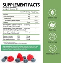 Sea Moss Gummies with Bladderwrack and Burdock Root | Wildcrafted Irish Sea Moss for Immune, Thyroid Support | 100% Vegan Diyet Supplements | Non-GMO, Gluten-Free, Dairy-Free | 60 Gummies