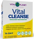 Vital Planet - Vital Cleanse με Γαϊδουράγκαθο γάλακτος, Μαγνήσιο, Cape Aloe και Βότανα, Φυσικό συμπλήρωμα για περιστασιακή δυσκοιλιότητα και υγιεινή αποβολή, 2-μέρος - 14 σετ ημέρας, 56 κάψουλες